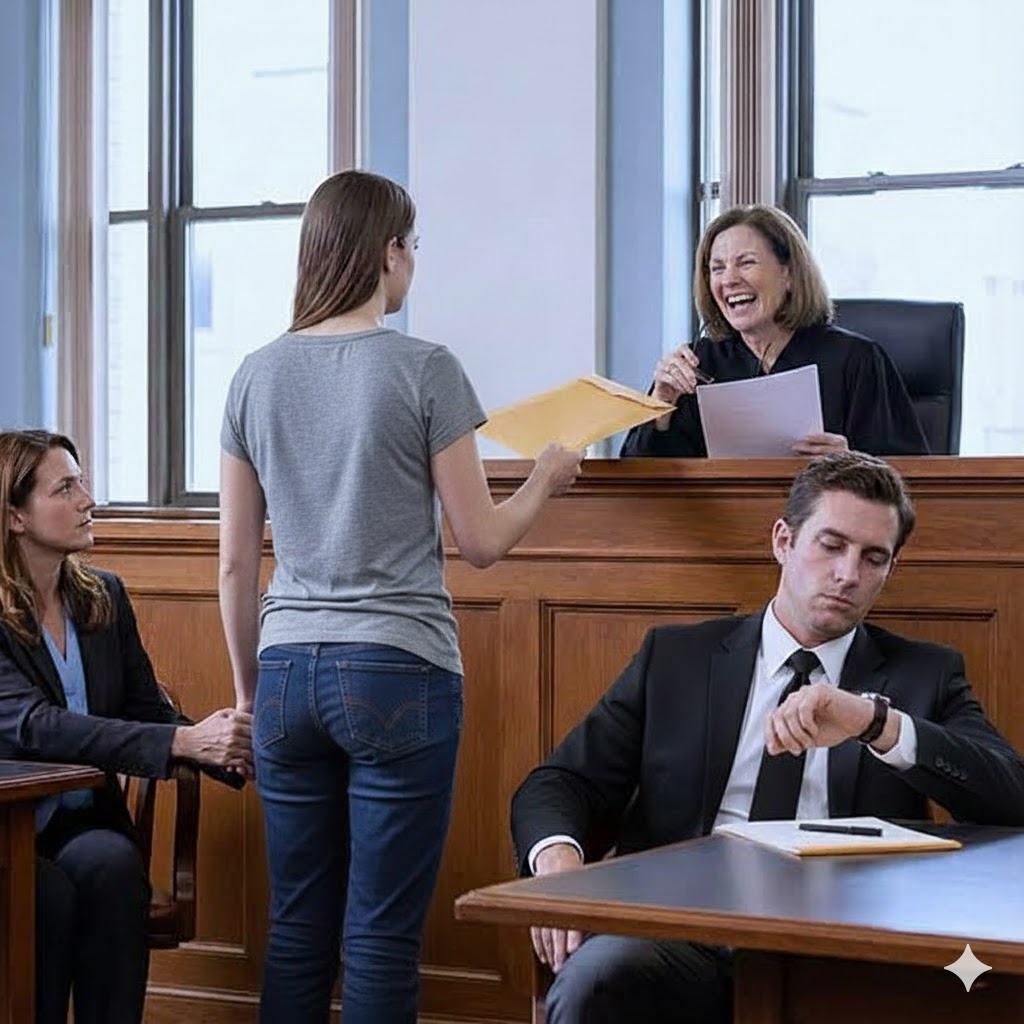 I paid for his medical degree for 6 years, then he divorced me — until the judge opened my envelope