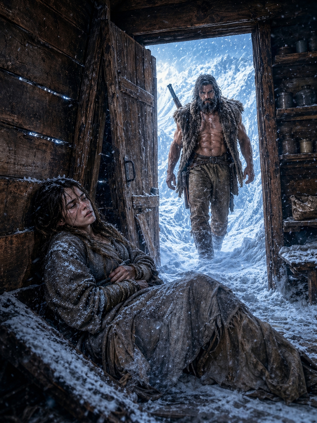 She Was One Night From Starving—Mountain Man Knocked and Said, “Pack Your Things You’re Coming Home”