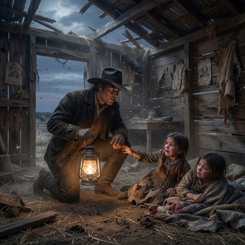 Left in a Collapsed Shack—’Please Don’t Leave Us…’ The Cowboy Made a Choice That Changed Everything