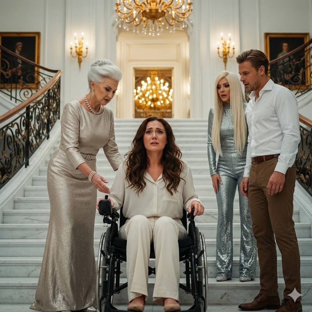 Please… don’t hurt me, I can’t walk…” whispered the broken woman—Then the billionaire husband did