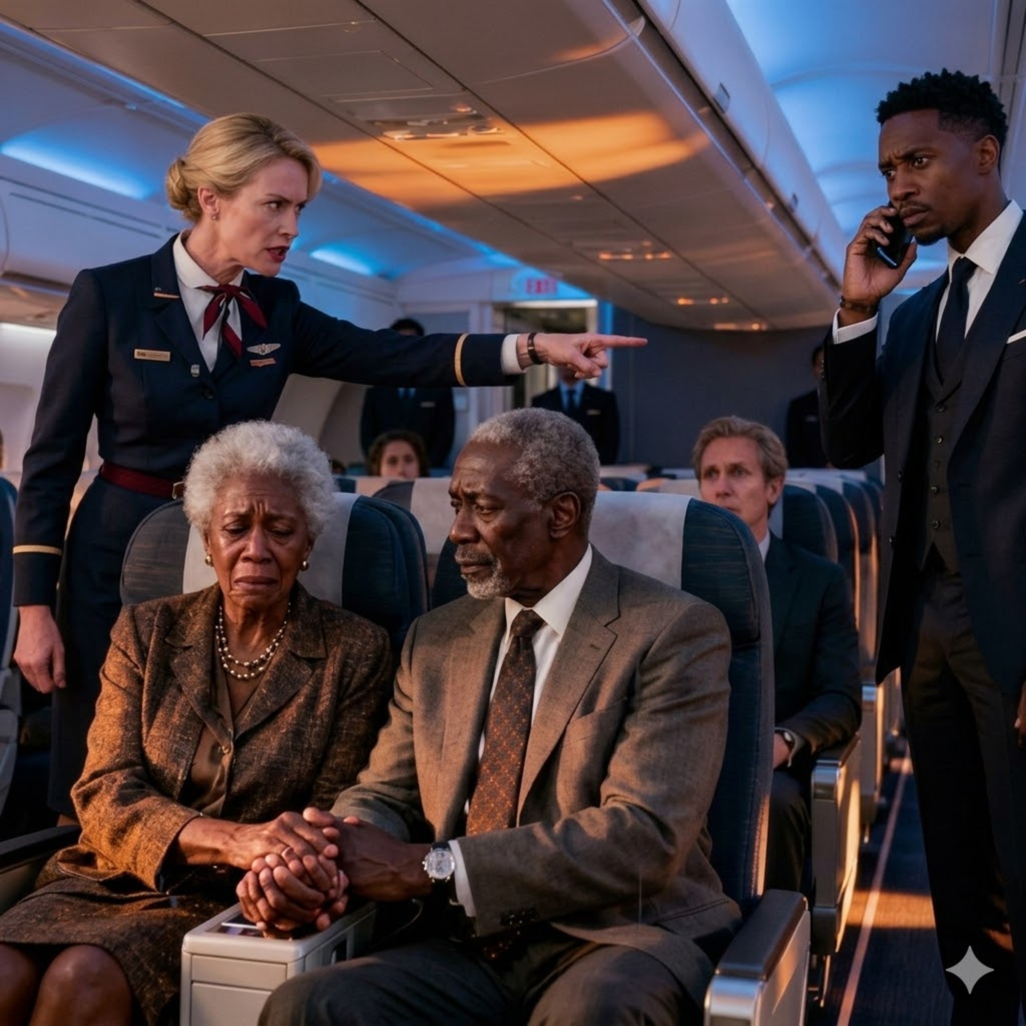 Flight Attendant Humiliates Elderly Black Couple — Son Fires Entire Crew 30 Minutes Later