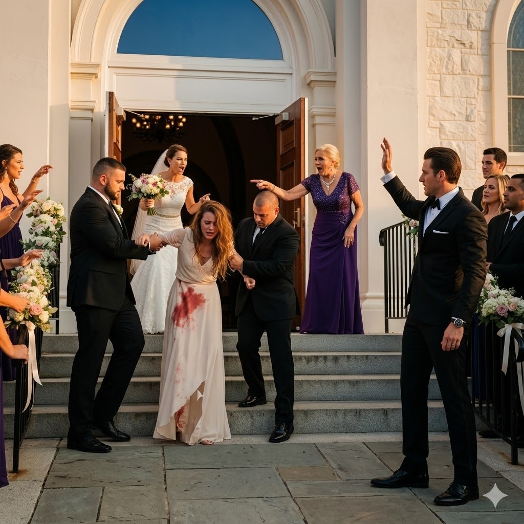 They Kicked Her Out at Her Sister’s Wedding—Until a Stranger Billionaire Whispered, ‘Pretend You’
