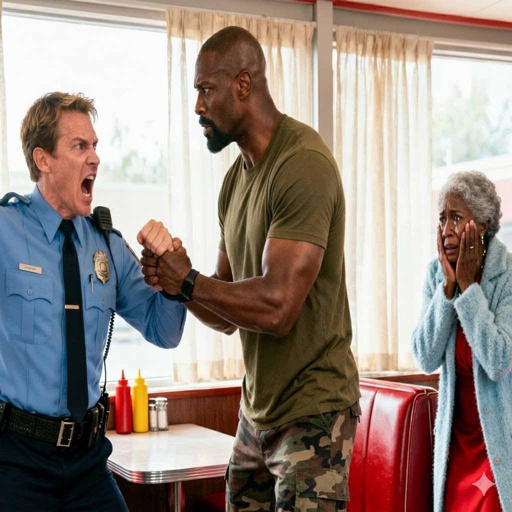 Deputy Slapped an Elderly Black Woman in a Diner — Then Her Son Walked In and Changed Everything