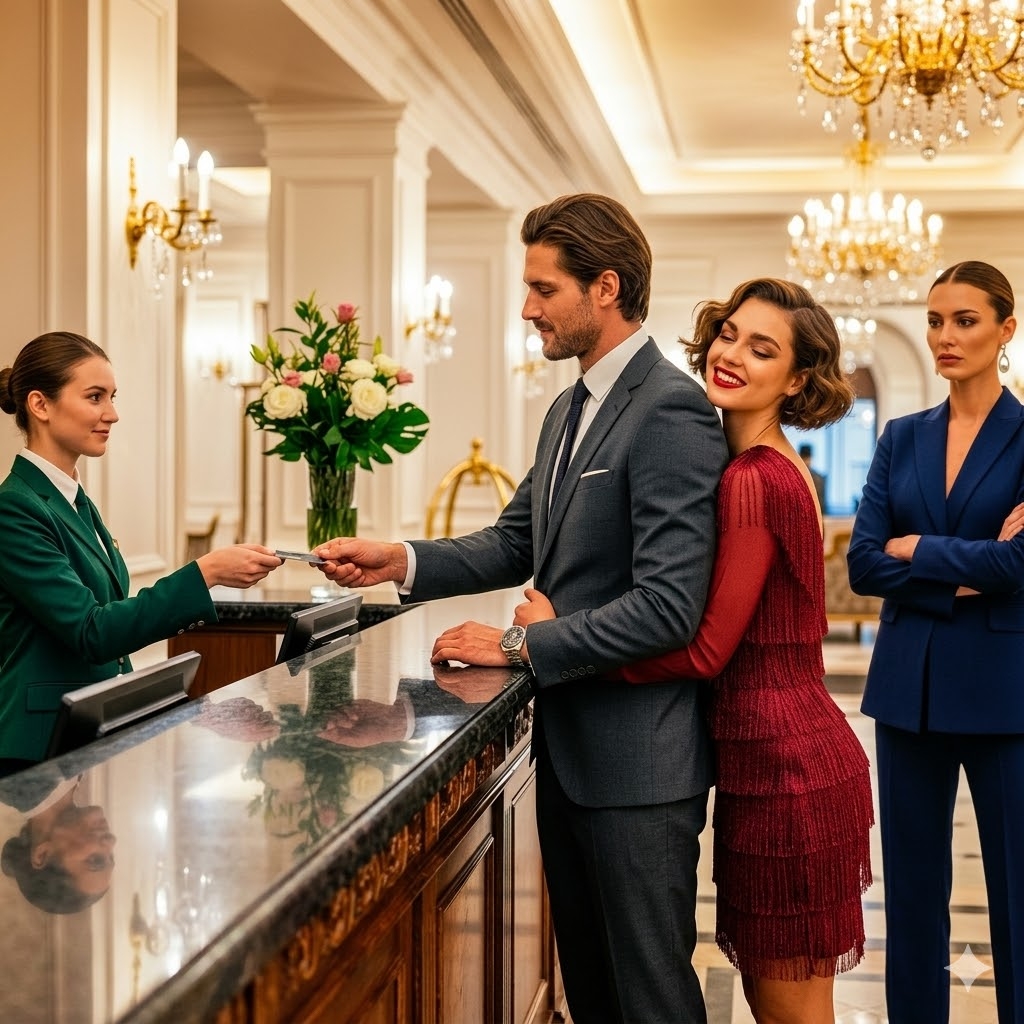 He Took His Mistress to a 5-Star Hotel — But Froze When His Wife Walked In as the NEW Owner