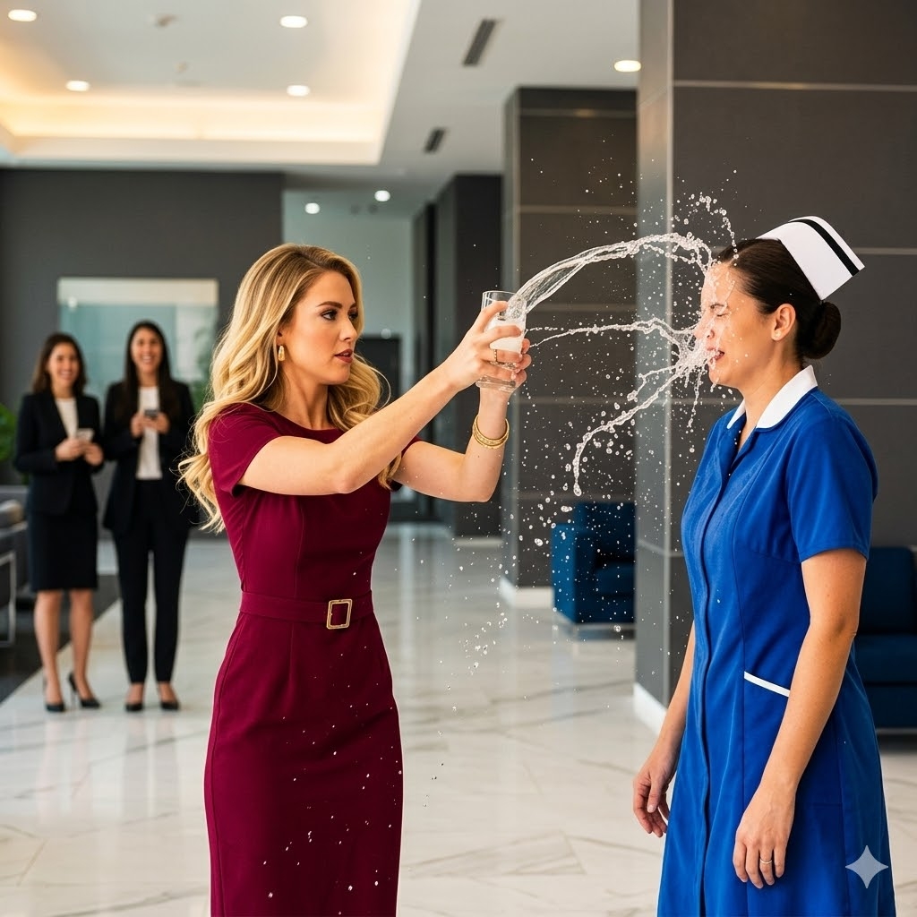 The Millionaire’s Spoiled Daughter Humiliated the Nurse… Not Knowing Her Husband Was a Billionai