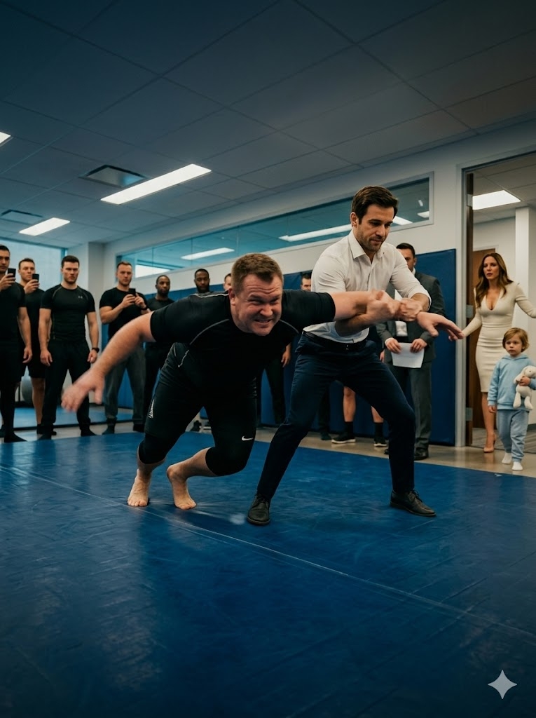 They Mocked a Single Dad at a CEO Bodyguard Tryout – Then He Dropped the Strongest Man in Seconds