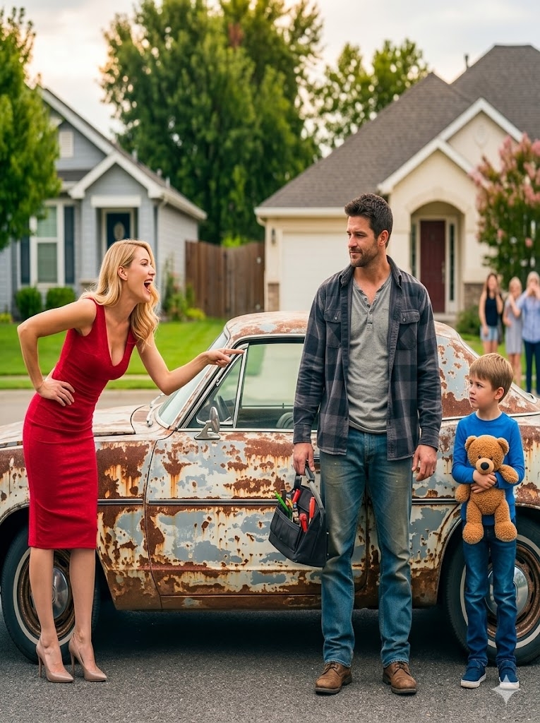 She Mocked a Single Dad for Buying a $100 Car – 5 Days Later, a Racing Legend Bought It for $5M
