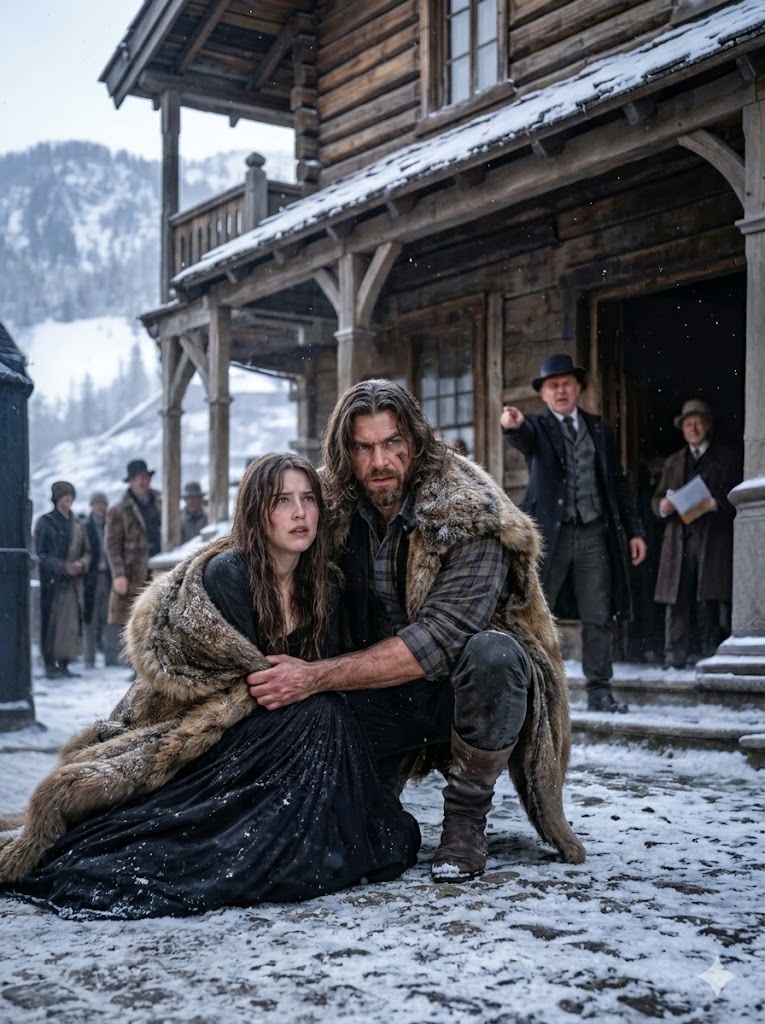 They Threw Her Out Into the Snow—Until Mountain Man Wrapped His Coat Around Her and Claimed, “Mine.”