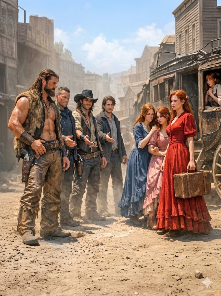 Four Brothers Each Ordered Mail-Order Brides — The Women Arrived Were All Sisters Seeking for Love..