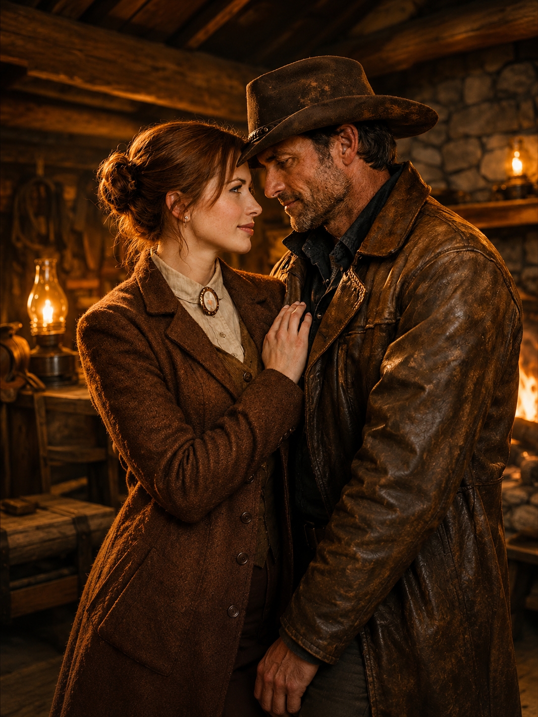 She Stepped Off the Train in Another Woman’s Brooch to Confess a Deception, but the Silent Rancher Who Was Supposed to Send Her Home Saw Something Else Entirely—And Before the First Wyoming Winter Was Over, a Counterfeit Bride, a Ruined Ledger, and One Brutal Blizzard Would Decide Who Truly Belonged at Wind River