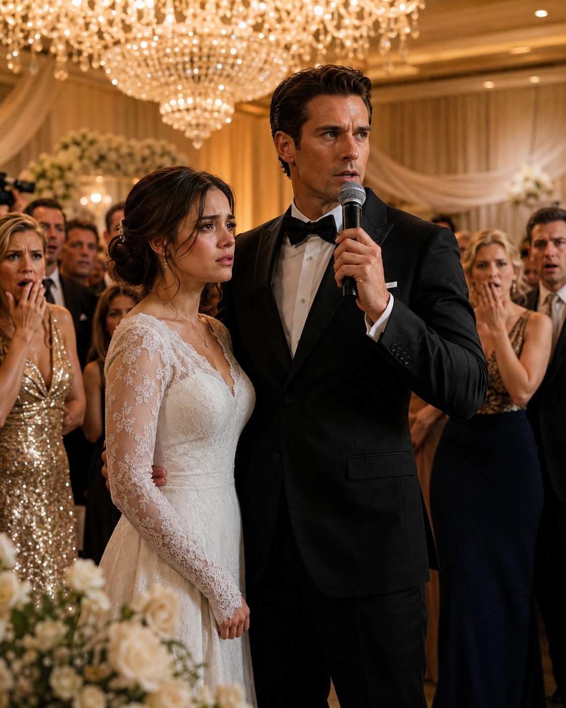 The Waitress Everyone Called A Gold Digger Until Her Billionaire Groom Stopped Their Wedding With One Confession And Exposed The Cruel Secret His Family Had Buried Behind Her Name For Six Brutal Weeks Inside A Room That Wanted Her Ashamed, Silent, Small, And Grateful For Their Permission To Exist There
