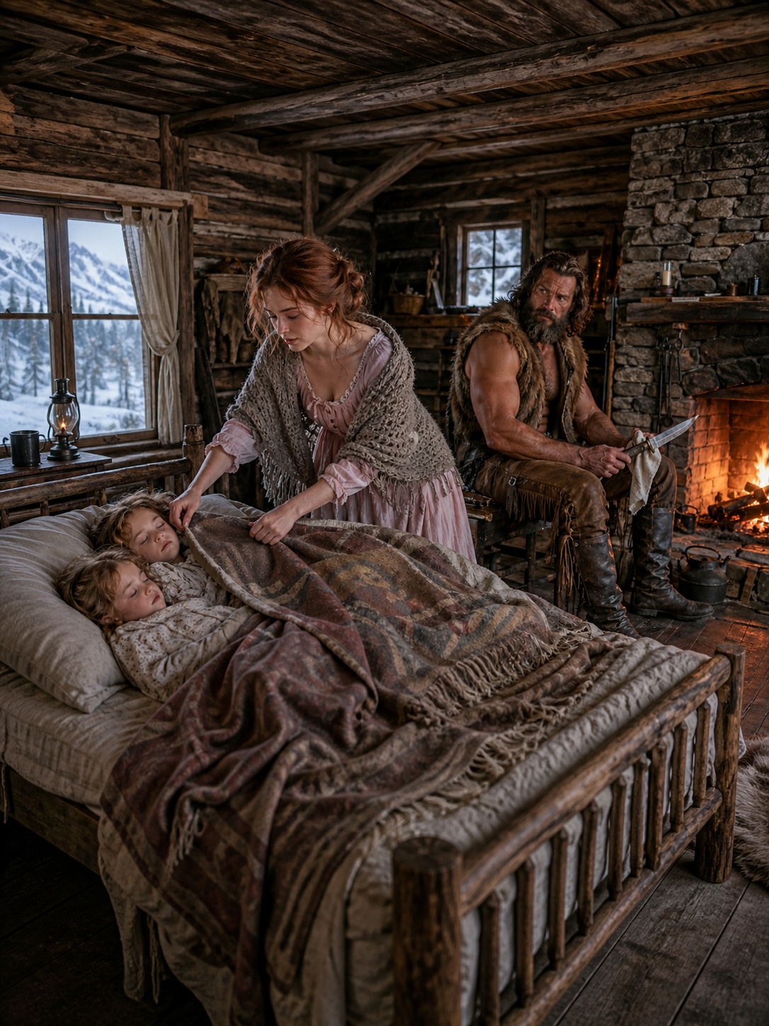 Sold at 18 to a Lonely Mountain Man — But His Twin Kids Loved Her Before He Did