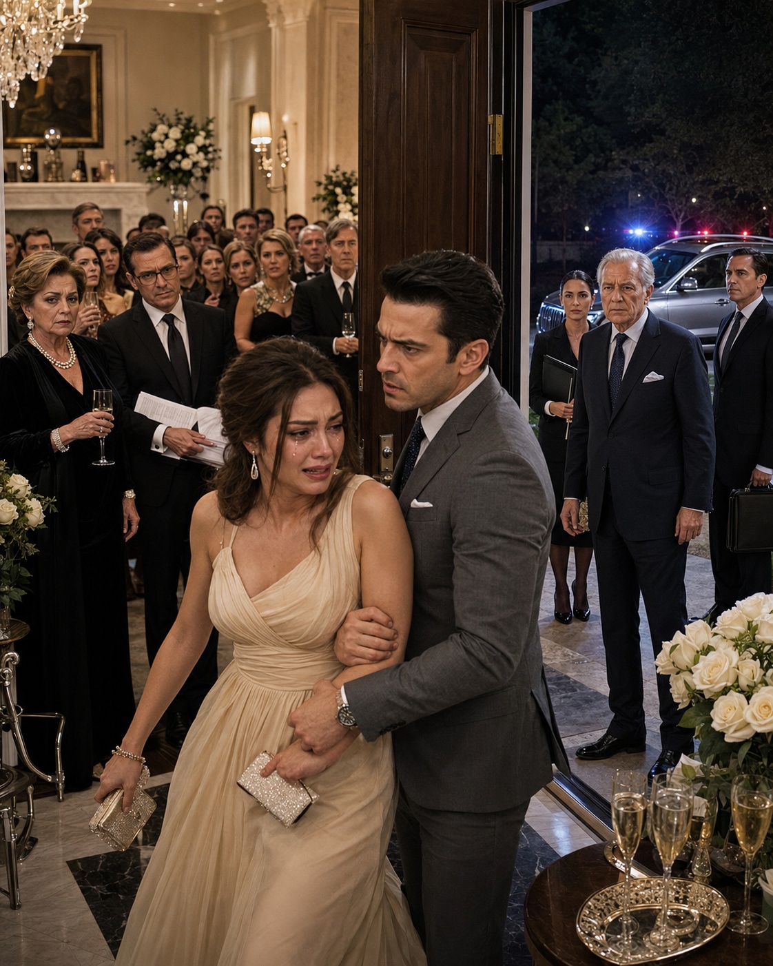He Dragged His Wife Toward The Door During Their Anniversary Party And Told Fifty Guests She Owned Nothing—But The Old Man Who Arrived Outside Knew Every Forged Signature, Every Stolen Dollar, And The Name She Never Knew Was Hers