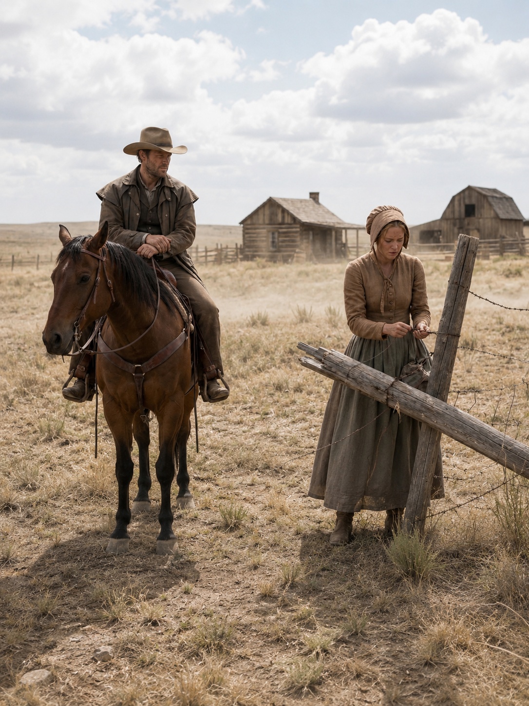 The Whole Town Laughed When A Quiet Widow Couldn’t Pay Her Store Debt—But When She Vanished Into The Montana Hills, The Rancher Who Followed Her Footprints Found A Hidden Child, A Locked Ledger, And A Truth That Made The Most Powerful Man In Town Lose Everything