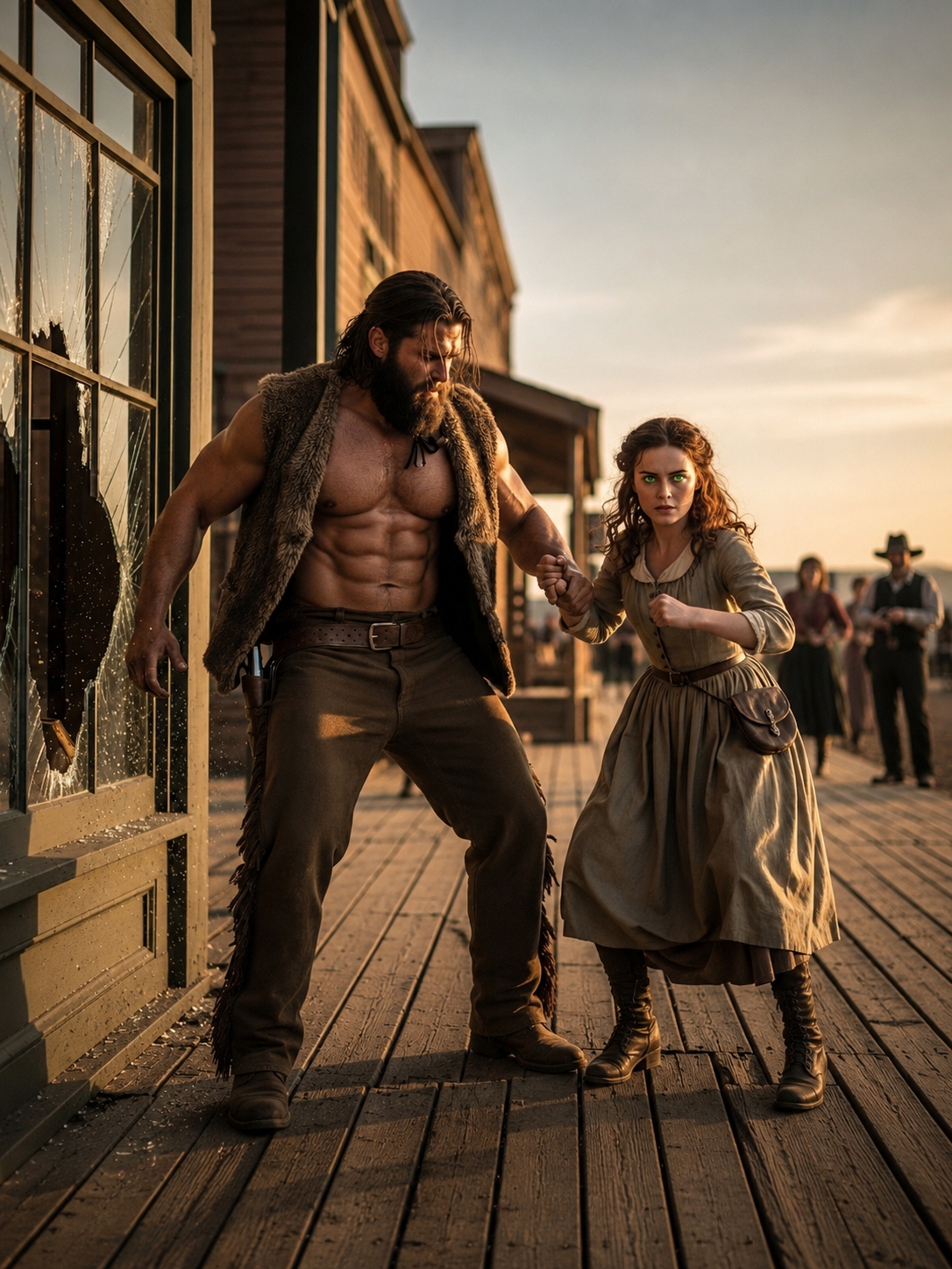 “She’s Got a Temper Like a Wildcat!” They Warned—Mountain Man Said—”Good—I Like a Woman With Fire”