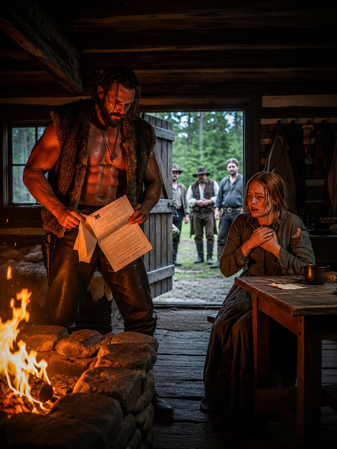 She Was Running From Men Who’d Bought Her Contract—Mountain Man Tore It Up and Kept Her Safe