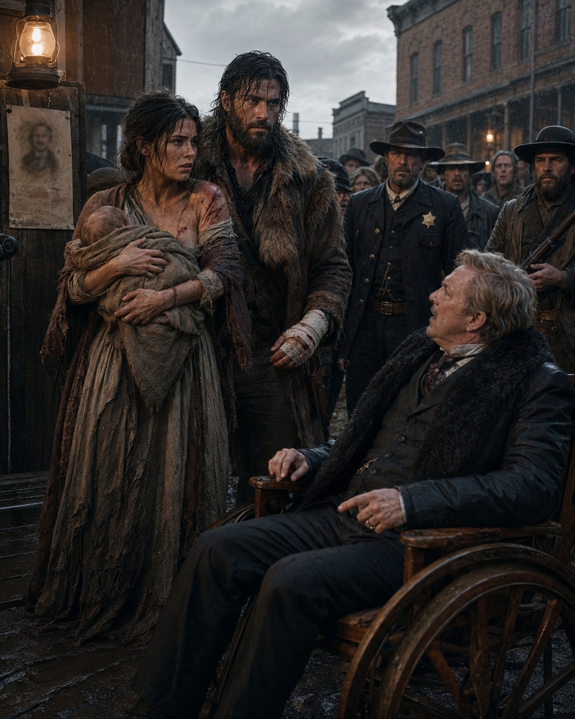 They Called Her A Runaway Wife In Front Of The Whole Town, But The Mountain Man Who Dug Her Baby From The Snow Had The One Truth That Destroyed A Powerful Cattle King Forever