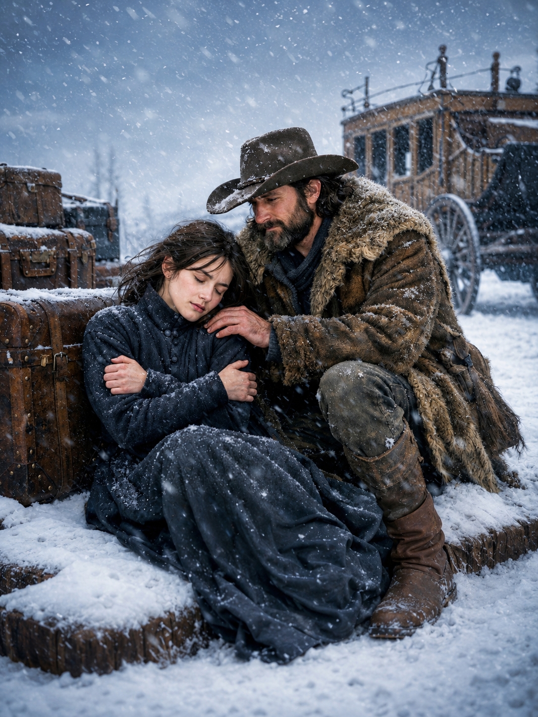 He Left Her Freezing At A Wyoming Way Station With A Trunk Full Of Money, Certain No One Would Believe A Boston Woman Had Been Swindled — Until The Mountain Man Who Found Her Uncovered The Letters, Followed The Trail, And Turned Her Ruin Into The Evidence That Brought Down The Men Who Sold Her A Dream