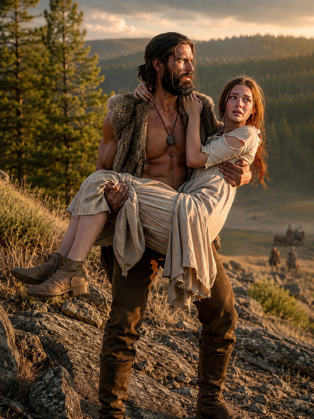 She Was the Outlaw Running From a Crime Not Hers Mountain Man Hid Her and Proved Her Innocent to All