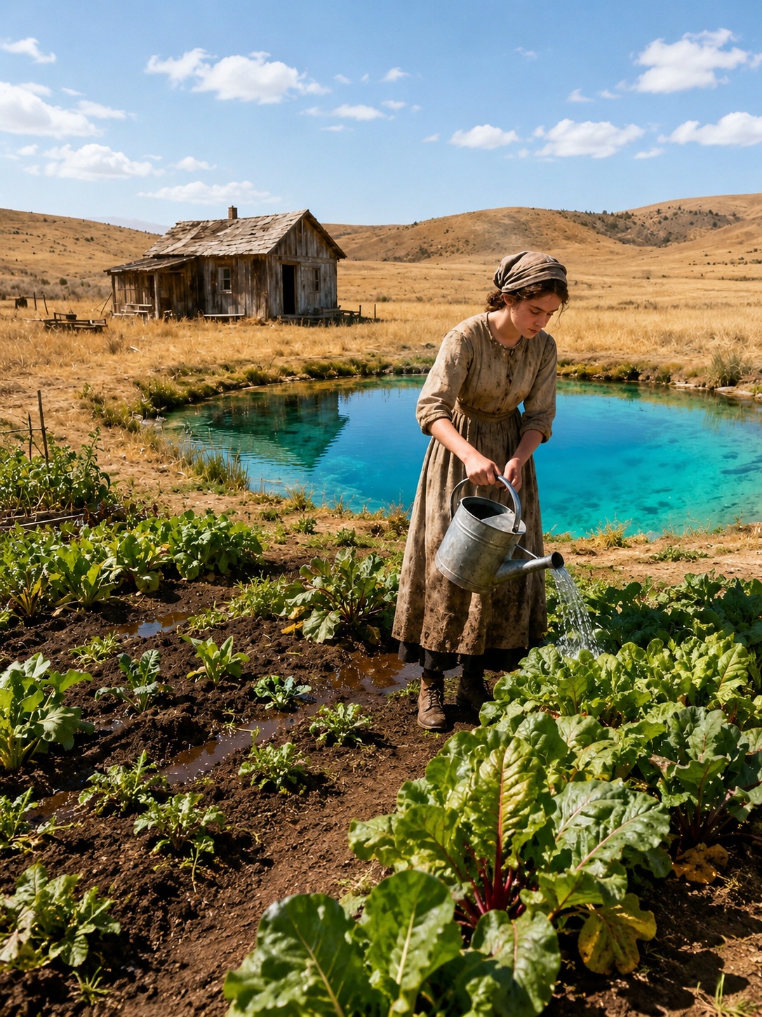 Kicked Out from the Orphanage, I Bought 1$ Land With Eerie Blue Spring—Then Everything Began to Grow