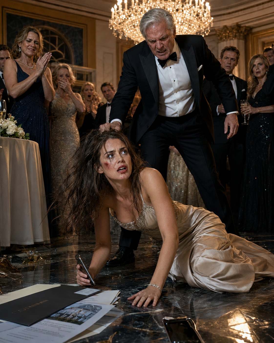 My Father Punched Me In The Face And Dragged Me Out By My Hair In Front Of 68 Guests… My Family Clapped While I Bled On A Luxury Ballroom Floor… But One Call To My Old Roommate Exposed The $4.8M Trust They Stole From Me…
