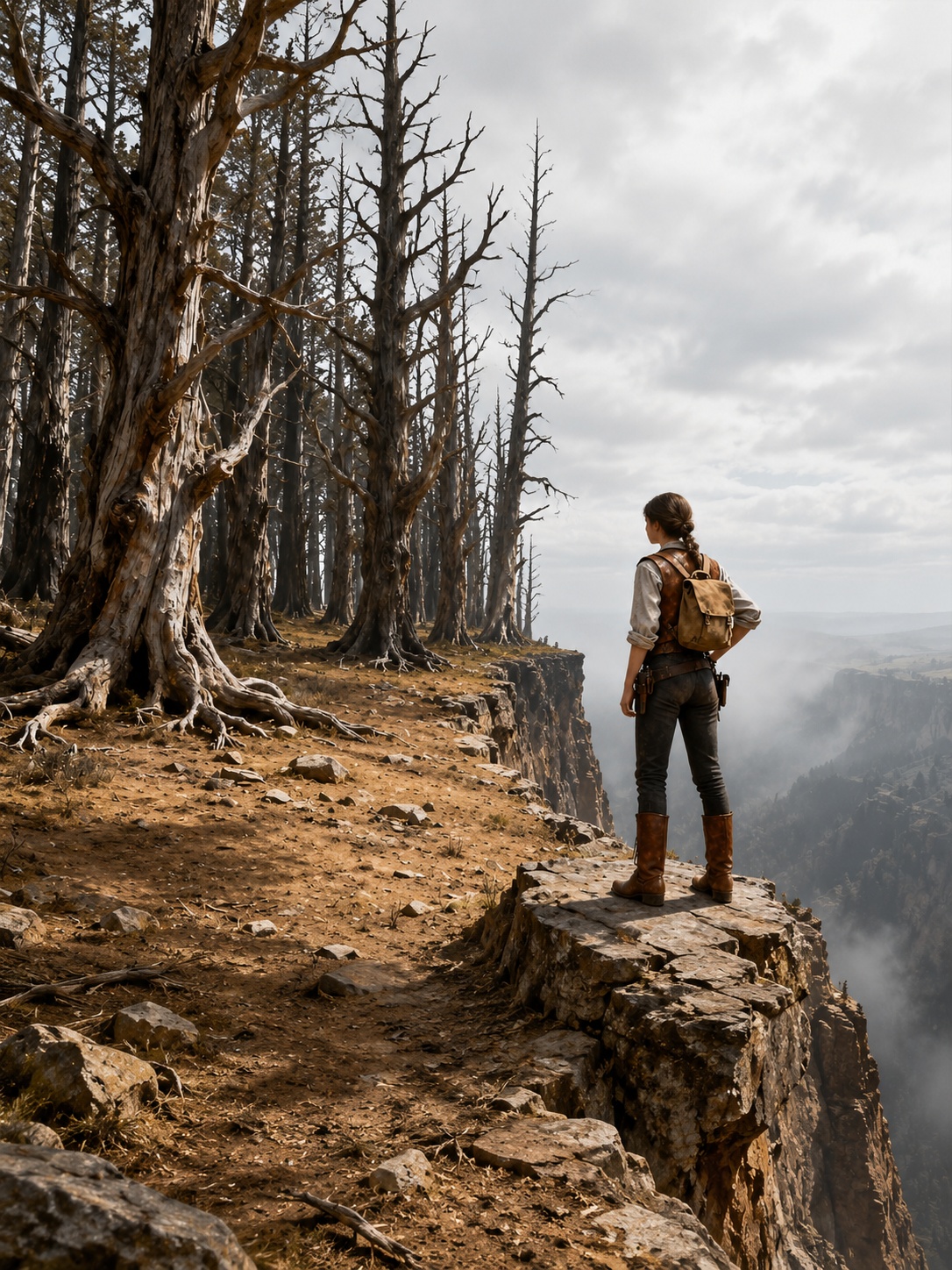 I Inherited a Grove of Dead Trees on a Cliff — They Laughed Until the Roots Broke Through Below