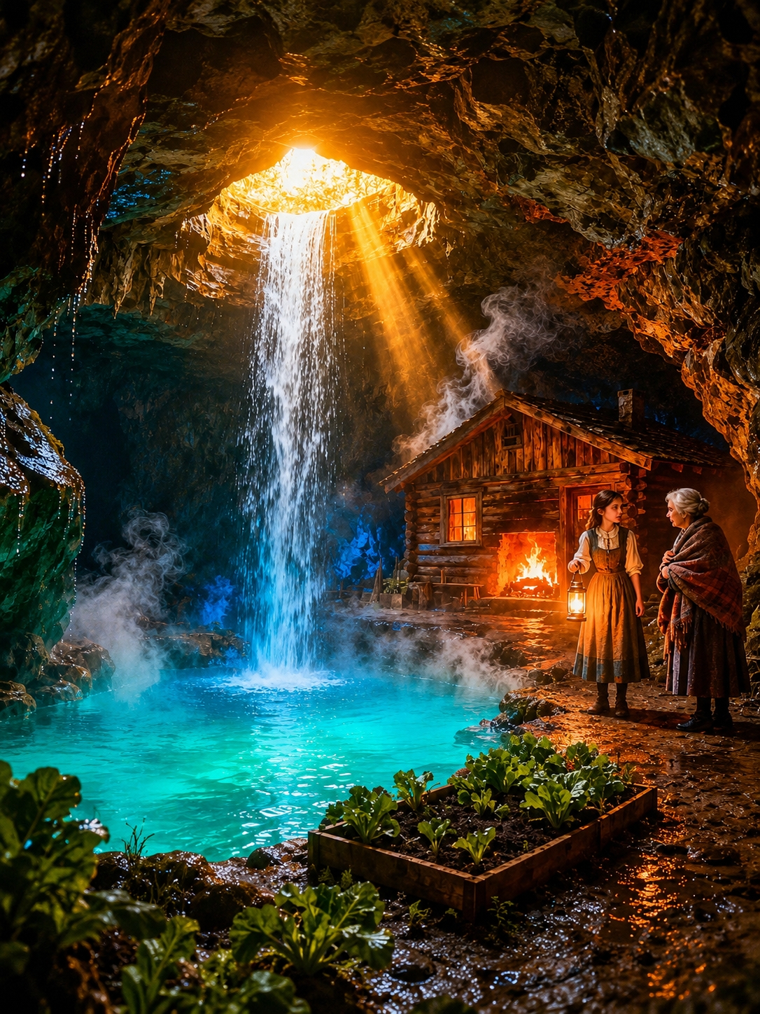 Kicked Out at 16 — She Built an Underground Cabin by a Hot Spring and Saved Her Sick Grandmother