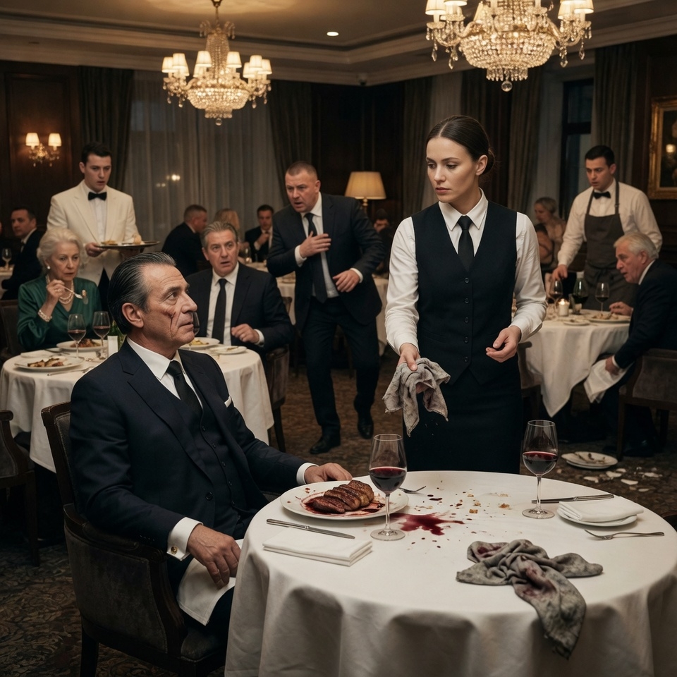 “You Can Bus Your Own Table” — The Waitress Tossed the Mafia Boss a Dirty Rag