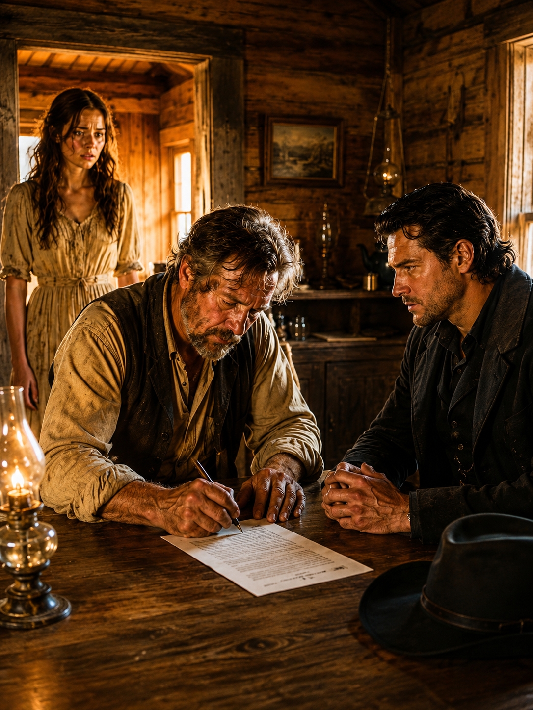 The Father Signed His Daughter Away To Pay A Gambling Debt, And The Town Called The Wealthy Rancher A Buyer—Until She Stood In Court With The Only Key To Her Own Room And Proved Who Had Actually Tried To Own Her