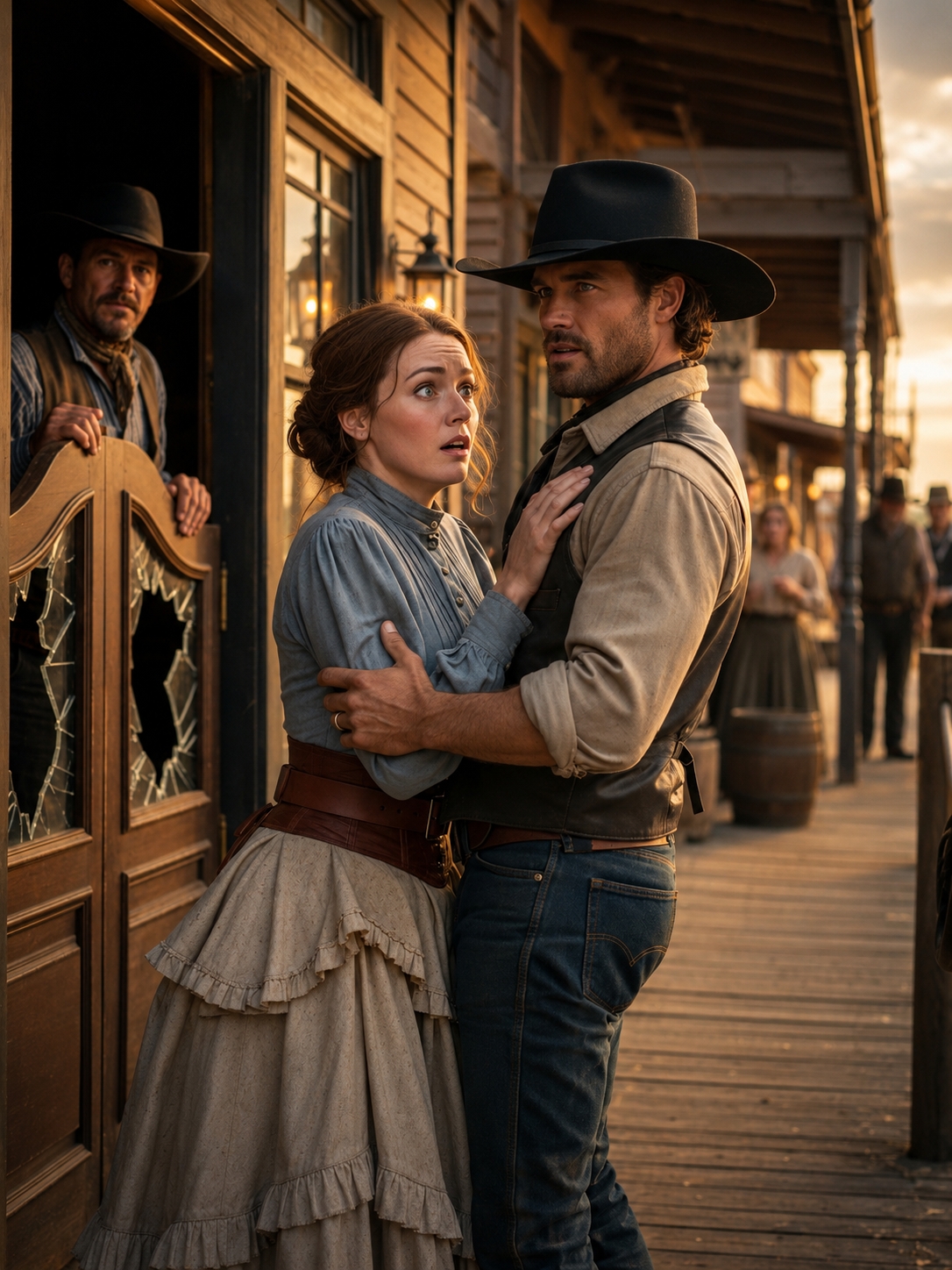 The Saloon Owner Fired Her After A Drunk Threw Her Into The Dirt, But The Rancher Who Caught Her Did Not Know She Carried The Ledger That Would Expose The Men Trying To Steal His Land And Silence Every Woman In Abilene