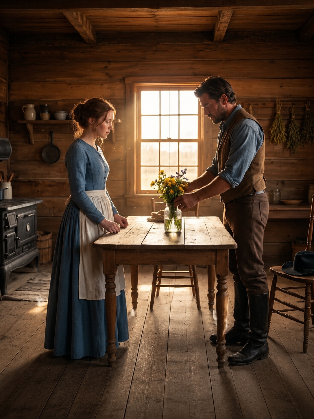 The Town Called Her A Runaway Bride When A Kentucky Man Tried To Drag Her From The Church Steps, But The Silent Rancher She Married Had Kept Every Letter That Would Prove She Was Never Anyone’s Property