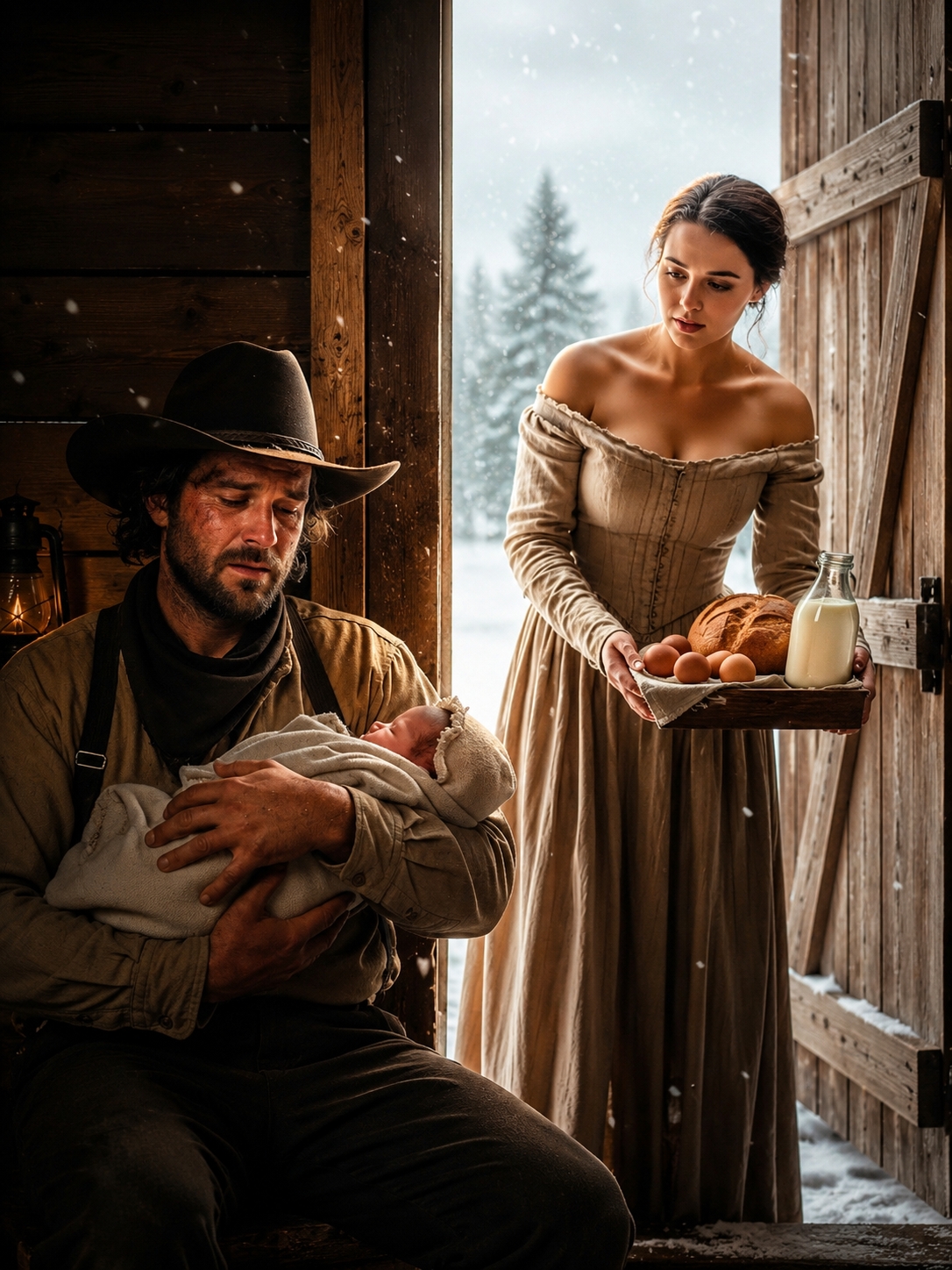 The Town Called The Teacher A Sinful Woman For Saving A Widower’s Starving Baby In A Blizzard, But The Records She Kept By The Fire Would Turn Every Whisper Against The People Who Tried To Bury Her Good Name