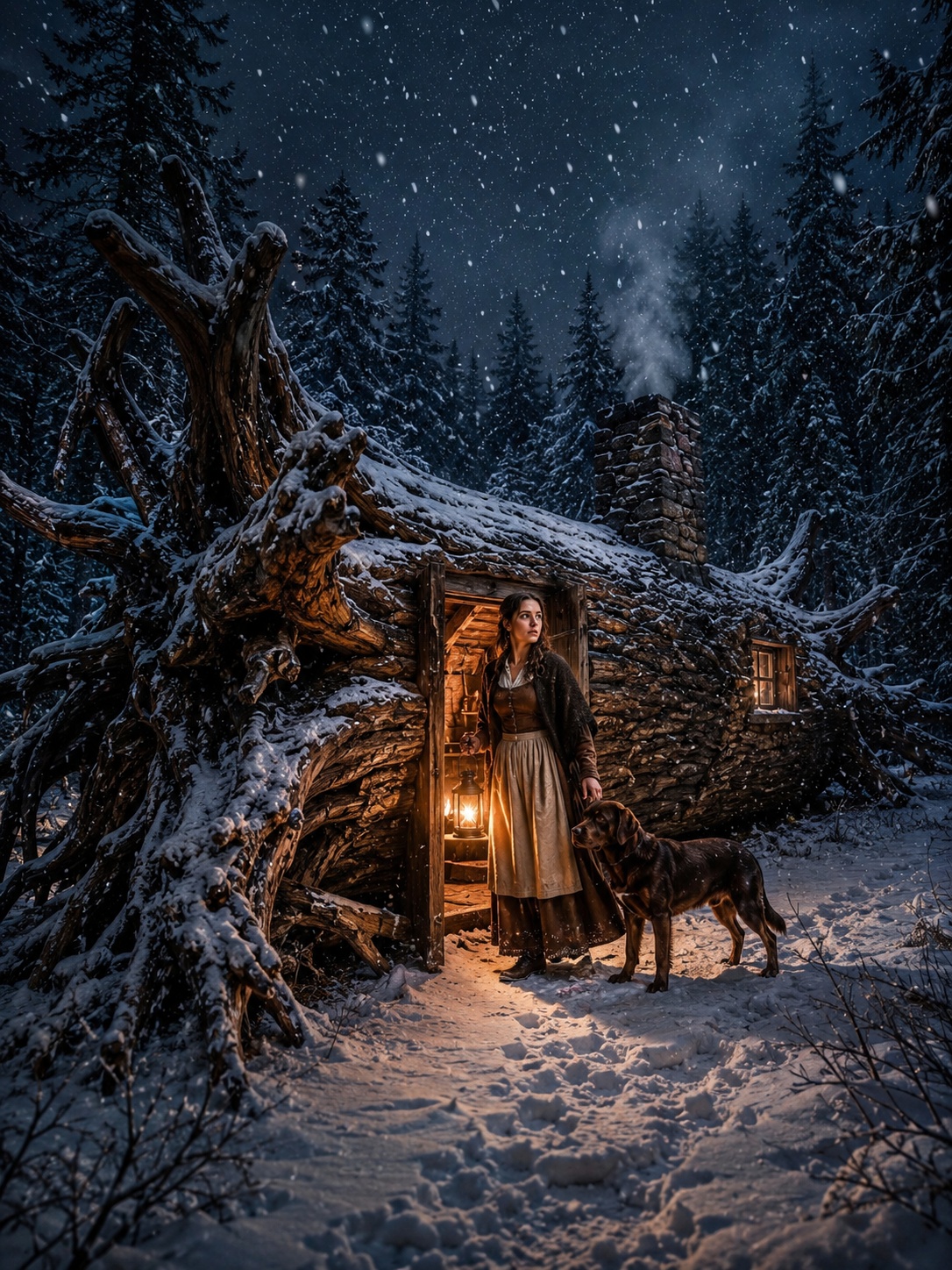 The Widow Everyone Mocked for Living Inside a Fallen Tree Survived the Worst Montana Freeze in Memory, Then Used Her Notebooks to Humiliate the Men Who Tried to Buy Her Land for Nothing
