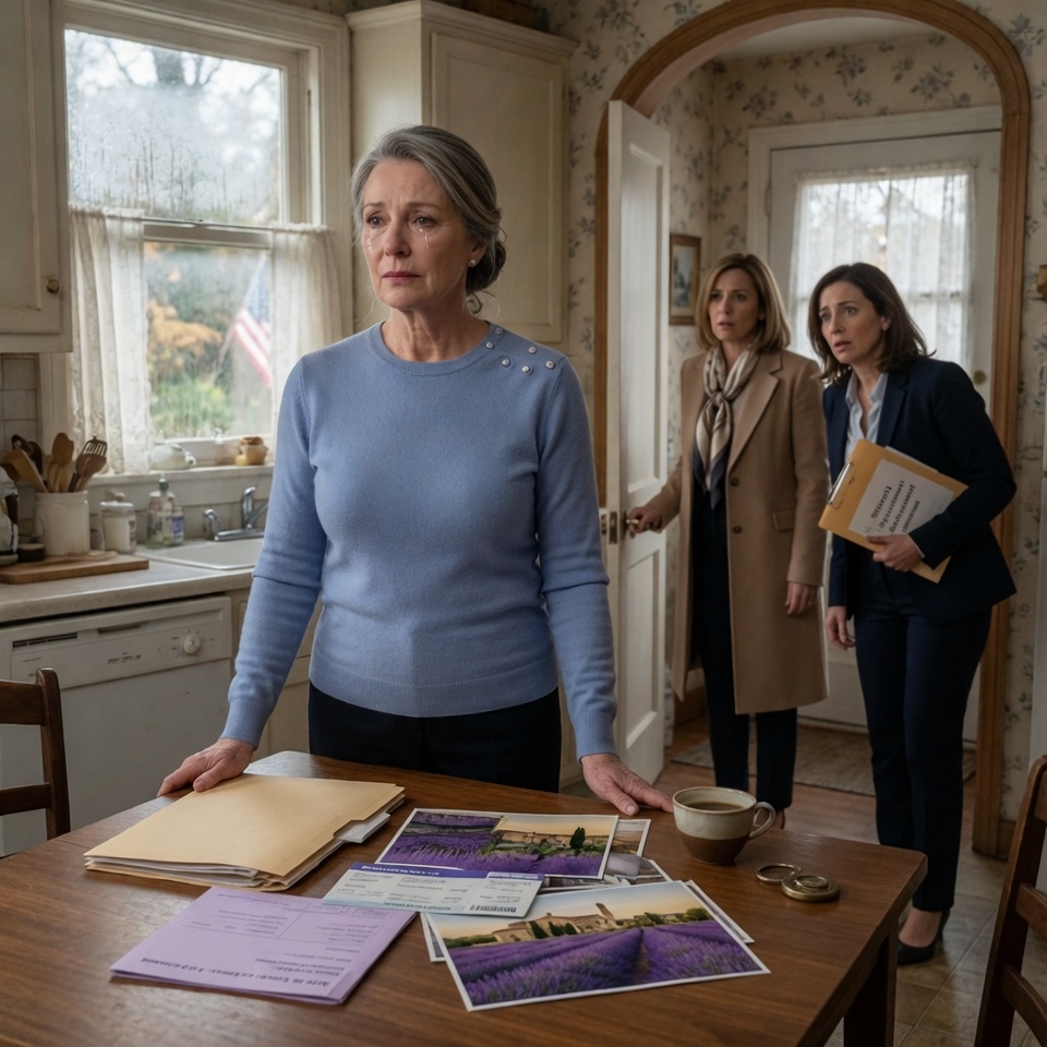 FIVE WEEKS AFTER MY HUSBAND’S FUNERAL, MY DAUGHTER ARRIVED WITH A REALTOR, A PLAN FOR MY HOUSE, AND THE KIND OF CONCERN THAT SOUNDS LIKE KINDNESS UNTIL YOU HEAR THE PRICE—WHAT SHE NEVER KNEW WAS THAT I HAD BOUGHT AN ESCAPE, A SECOND LIFE, AND A FUTURE SHE COULDN’T TOUCH