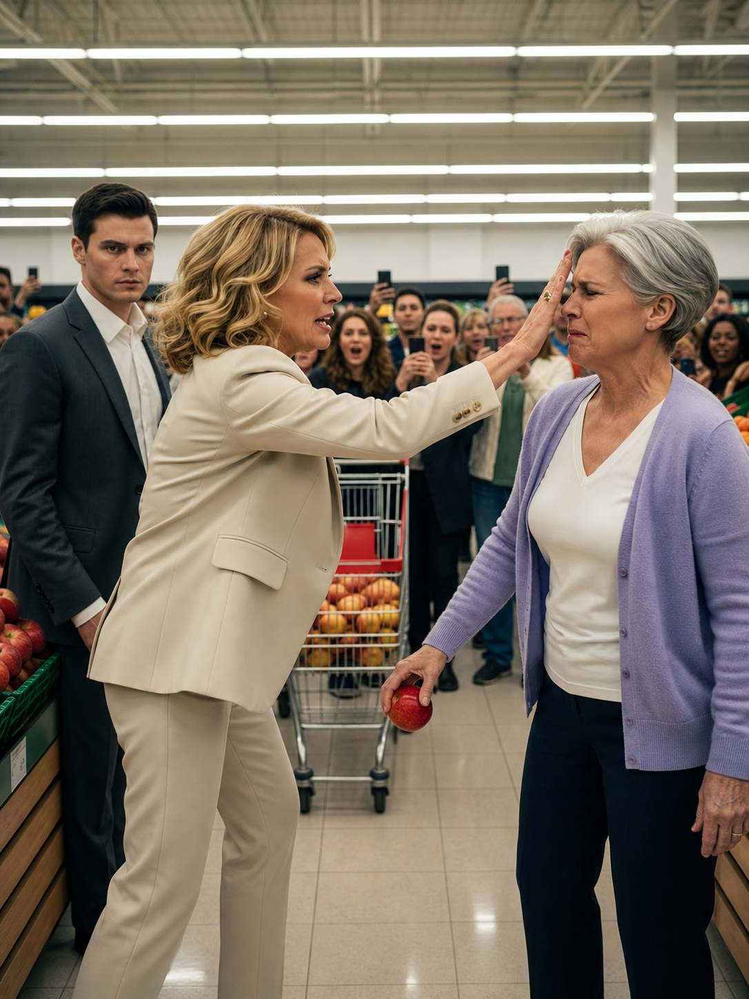 When My Mother-in-Law Fell Bleeding In The Supermarket A Woman Called Her A Homewrecker, And My Husband Arrived So Calmly It Felt Worse Than Rage—Because By The Time The Truth Came Out, One Family Lost Its Fortune, Another Lost Its Lies, And I Finally Understood What Silent Power Really Means