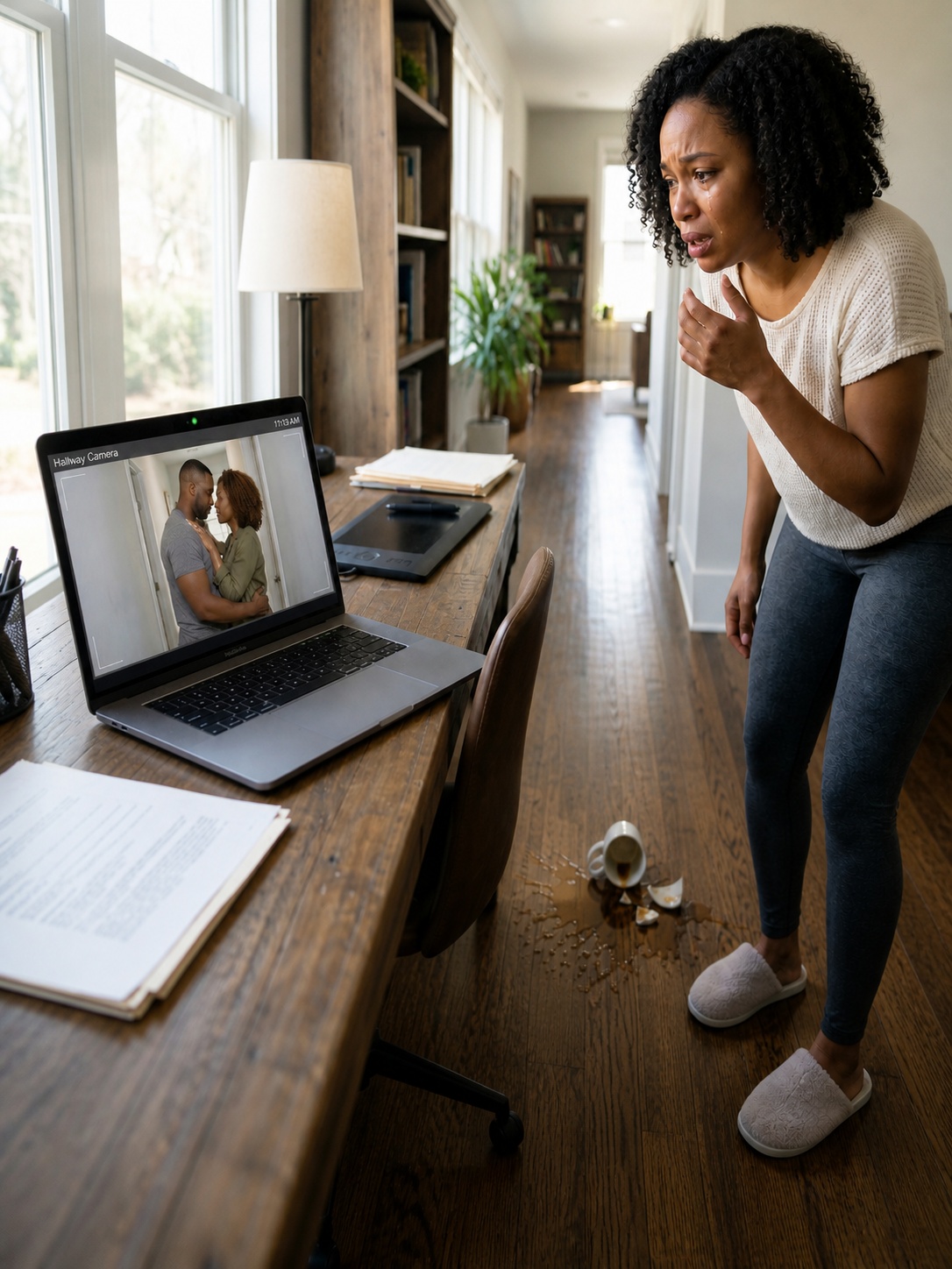 My Husband Didn’t Know My Laptop Camera Was Still On When I Left For The Hospital—What The Camera…