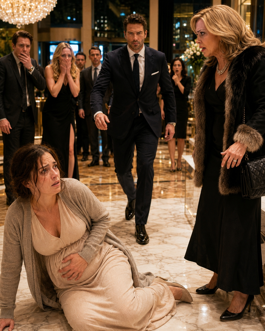 At Eight Months Pregnant, I Was Dragged Into a Mall Security Room, Called a Thief, and Slapped by a Woman in Diamonds Who Thought My Quiet Clothes Meant I Was Easy to Crush—Until My Fiancé Walked In, Saw My Face, and Turned Her Perfect Life Inside Out