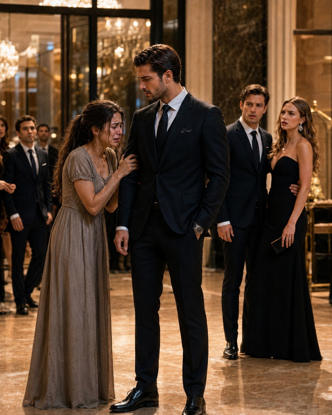 “Act Like You Love Me, Please.” She Only Asked a Stranger to Pretend He Knew Her for Five Minutes While Her Cruel Ex Watched from Across the Restaurant, but Before the Night Was Over, a Returned Ring, a Room Full of Wealth, and One Quiet Billionaire Would Expose Who Had Been Cheap from the Very Start