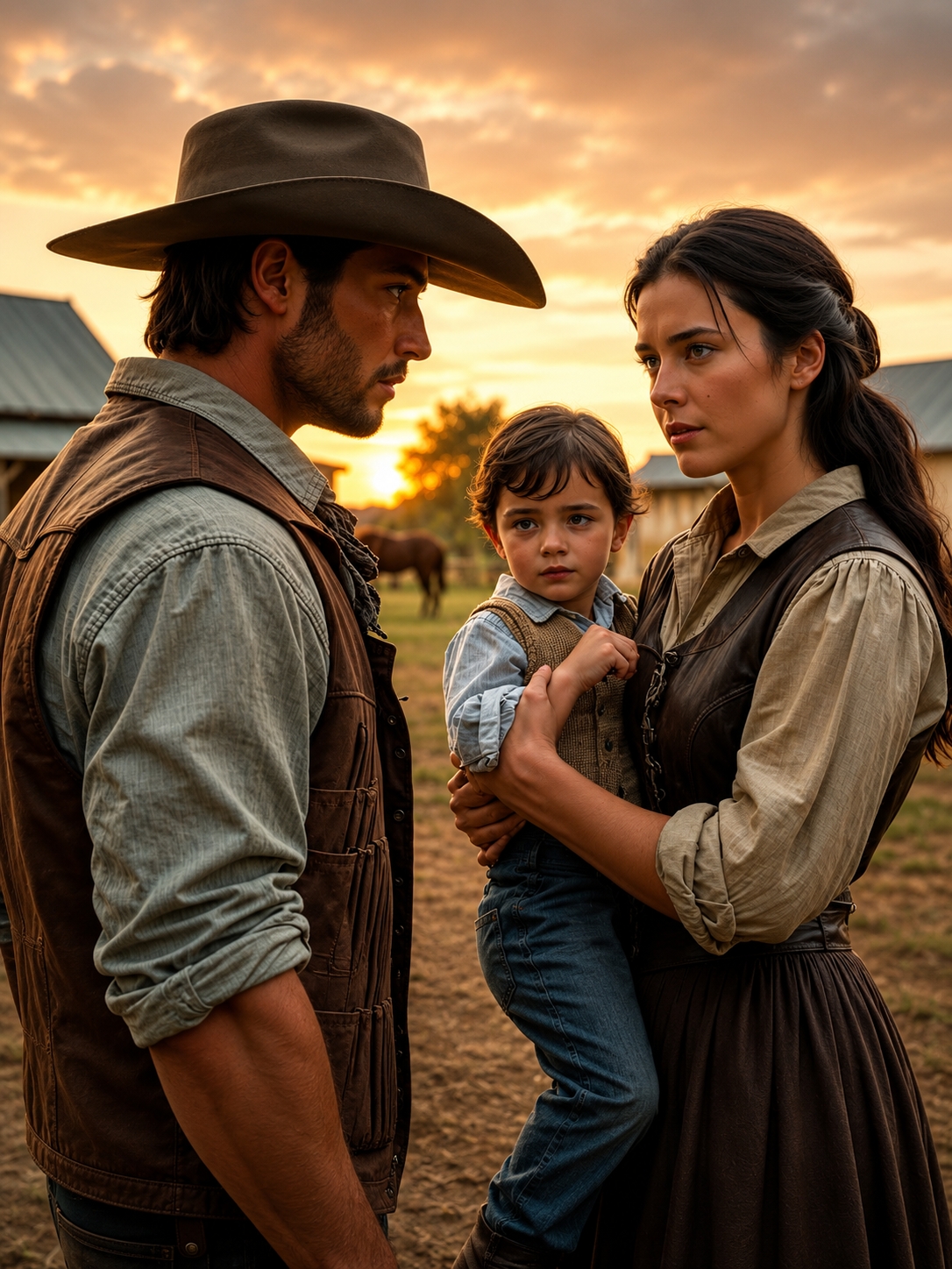 On the Morning They Auctioned Me and My Five-Year-Old Brother Like Farm Tools in Sweetwater Springs, a Silent Rancher Paid Five Hundred Dollars Without Bargaining, Took Us West Before Sundown, and Uncovered Why the Men Smiling in That Crowd Were So Desperate to See My Bloodline Erased from the Territory