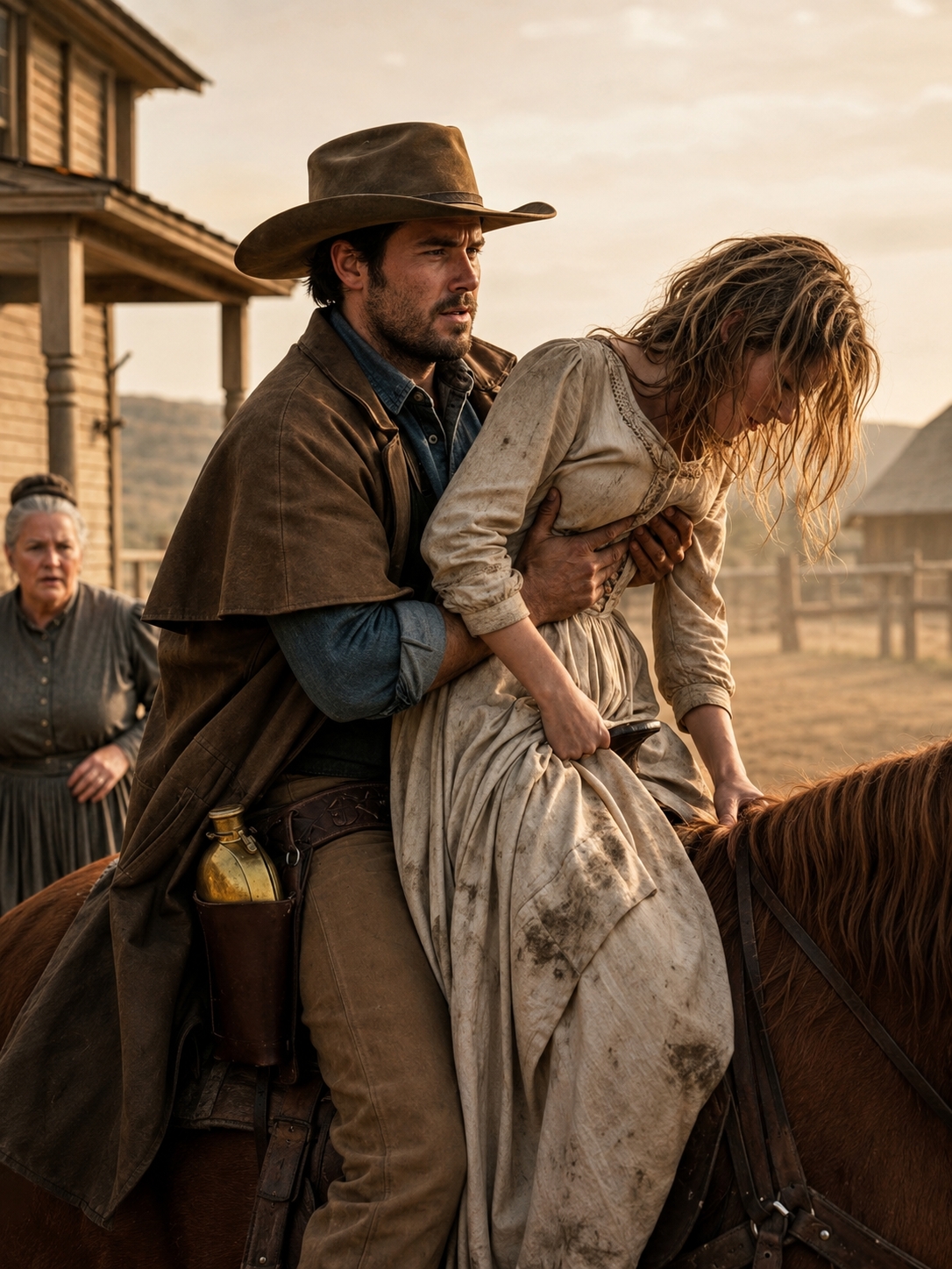 She Was Beaten And Left On The Side Of The Road, A Cowboy Found Her And Brought Her Home