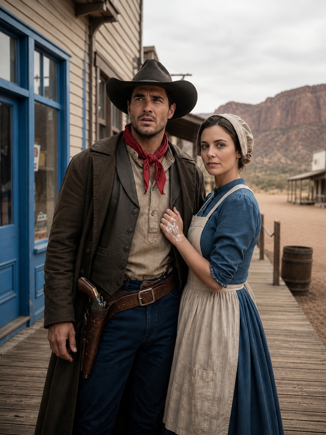 The Widow Who Let A Feared Outlaw Sleep Under Her Blue Roof, The Town That Judged Her For It, And The Quiet Truth That Turned Their Whispers Into Shame Before A Man With A Bloodstained Past Finally Learned What It Meant To Stay And Be Worthy Of Being Seen