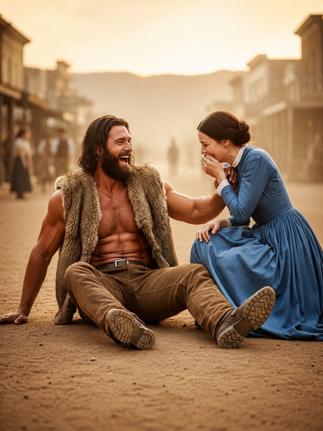 She Was Afraid to Laugh Because It Drew Attention—Mountain Man Made Her Laugh Until She Forgot Fear
