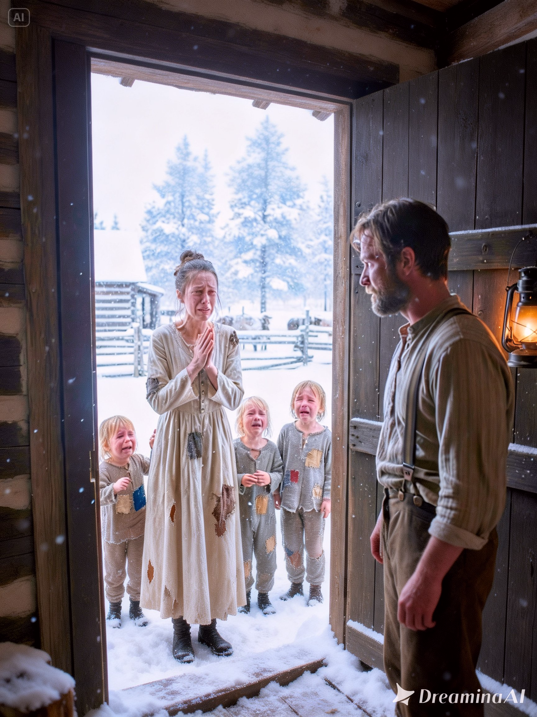 Four Ranches Shut Their Doors While Her Son Turned Blue in Her Arms, But the Widowed Mother Who Crawled Through the Snow to a Stranger’s Porch Would Soon Expose the Family That Tried to Steal Her Children in the Name of Respectability