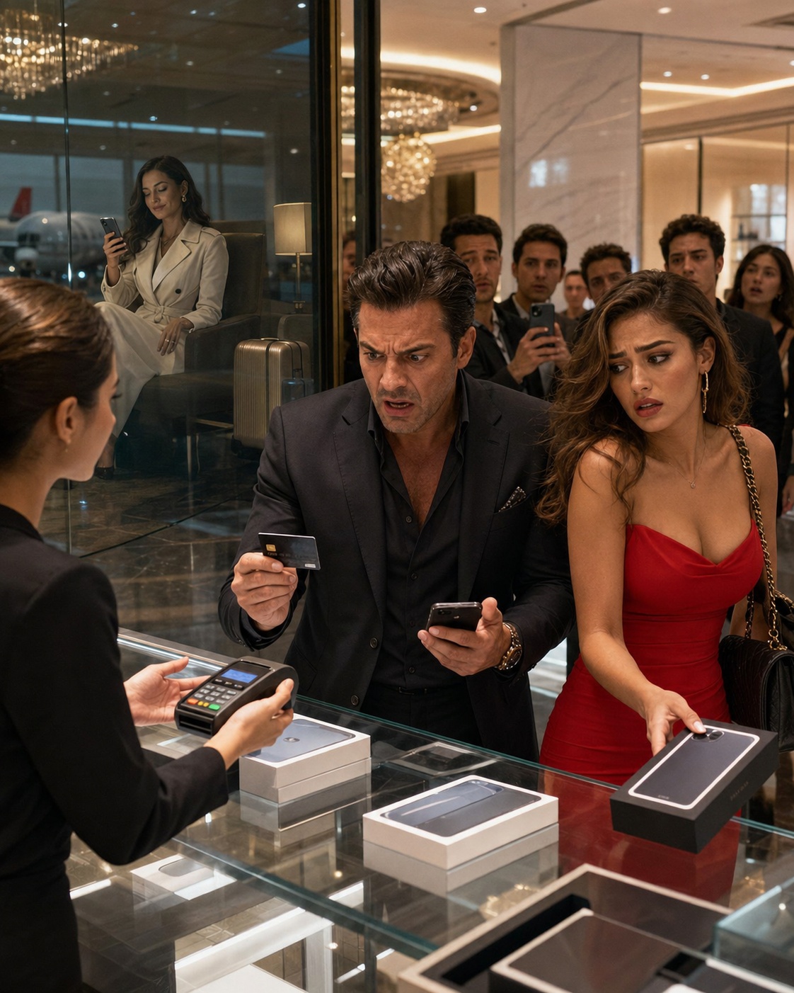 He Called His Wife A Useless Old Woman While Buying His Mistress A  17 Pro Max In Beverly Hills—But One Button On Her Phone Froze Every Card, Every Account, Every Lie, And Exposed The Broke Man Hiding Inside Her Money