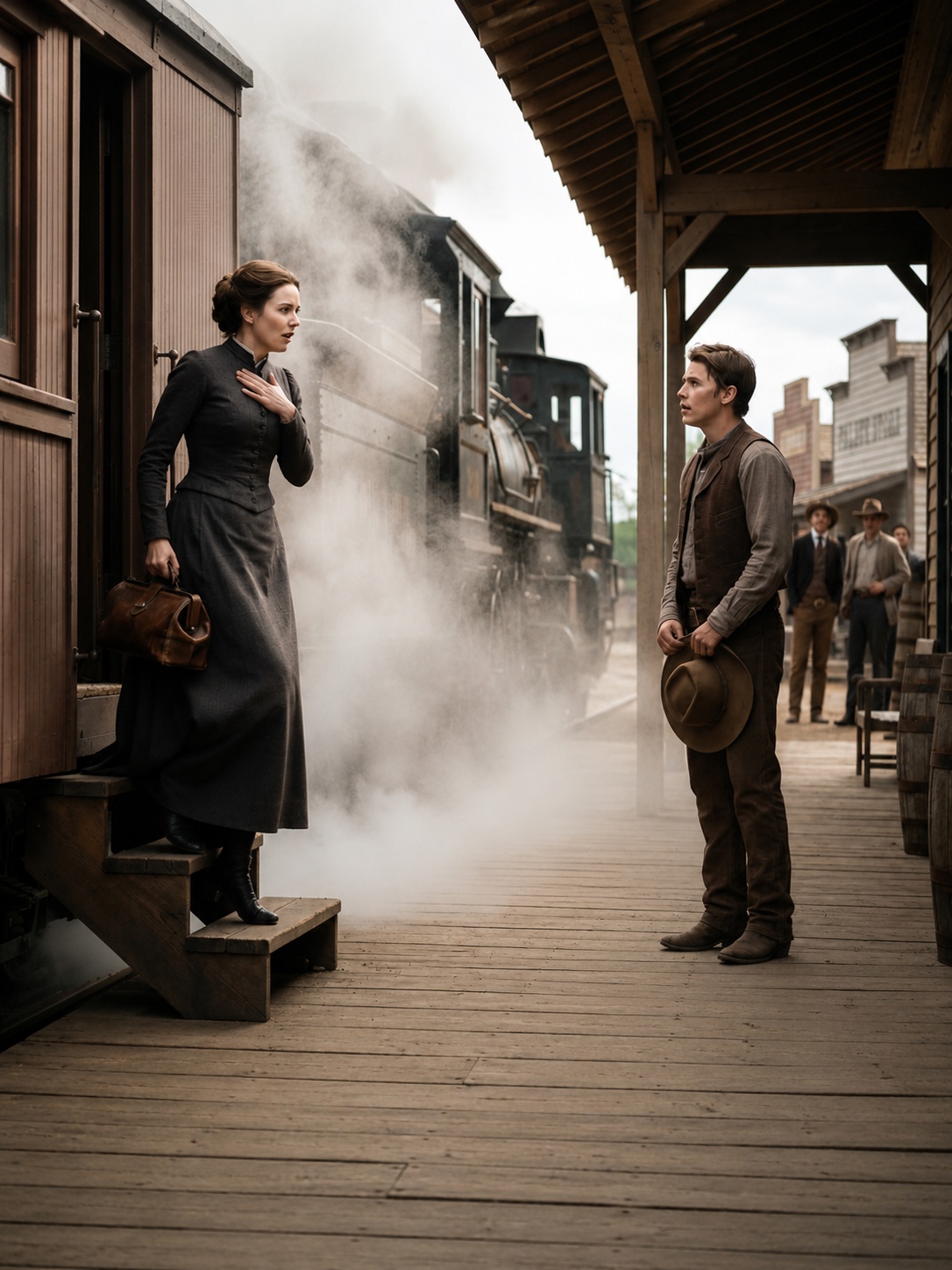 She Crossed Three States To Marry A Wealthy Older Rancher, But His Young Grandson Met Her At The Station With A Terrible Truth—And When The Town Called Her Desperate, She Proved They Had All Misjudged The Wrong Woman