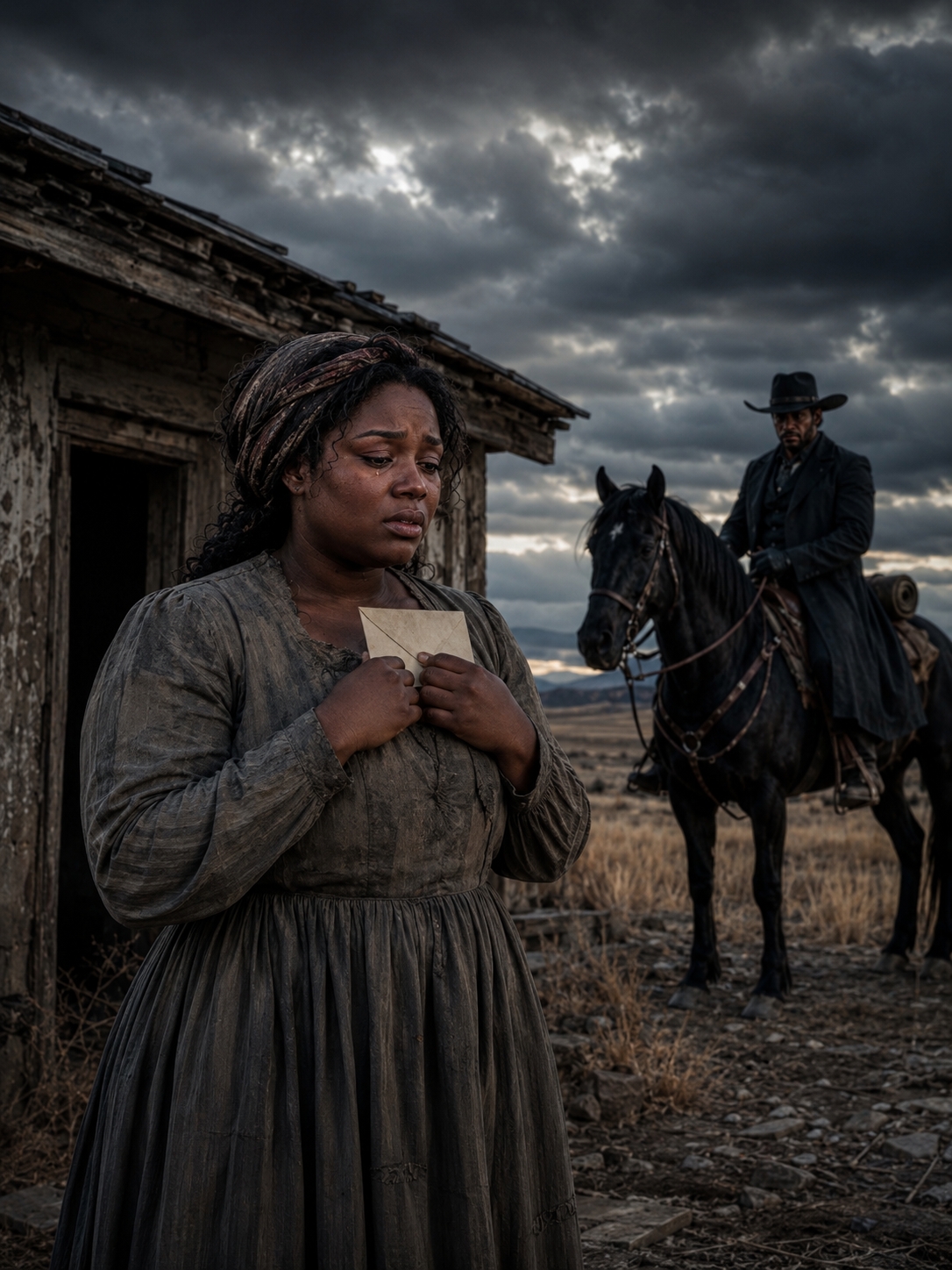 They Laughed When the Poor Seamstress Became a Dying Rancher’s Wife, Called Her a Bought Beggar Before the Whole Valley, But One Ledger, One Unborn Heir, and the Quiet Man Everyone Misused Exposed the Family That Thought His Fortune Already Belonged to Them on the Day She Refused to Disappear