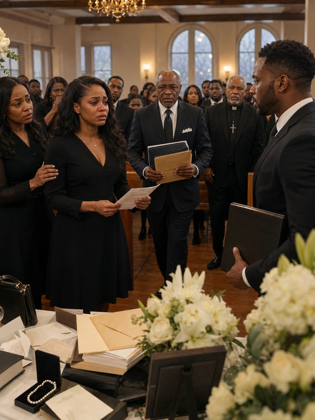 My Husband Served Me Divorce Papers at My Mother’s Funeral— But When My Lawyer Came in, He Regretted